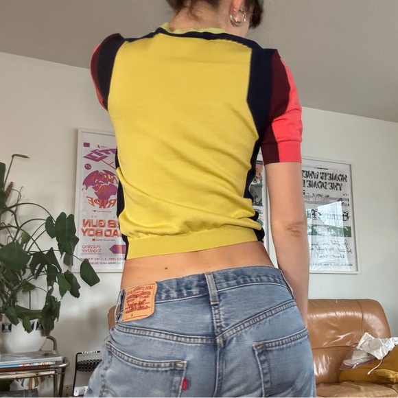 MARNI COLOUR BLOCK KNIT T SHIRT * NWT * SIZE 38 / S - Picture 5 of 12